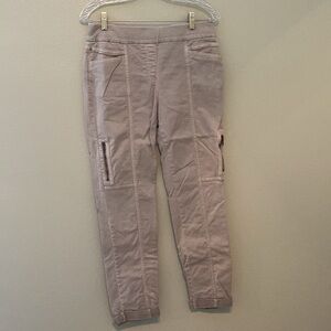 Chico’s Utility Pull On Ankle Jeggings: Khaki